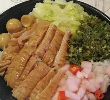 Intestine and Pork Rib Bowl