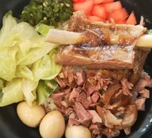 Pork Rib and Pork Shank Bento