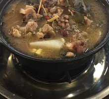 Braised Lotus Root with Preserved Pork Ribs and Ham