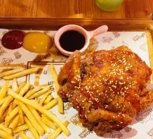 Korean Fried Whole Chicken
