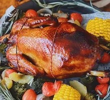 Two Quarters of an Hour Charcoal-Roasted Chicken