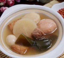 Boiled Radish in Spicy Sauce