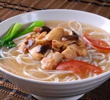 Chicken and Mushroom Noodles