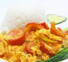 Tomato and Egg Fried Rice