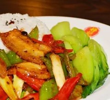 Stir-fried Pork with Rice