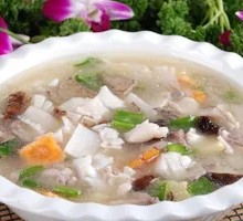 黄瓜肉片汤