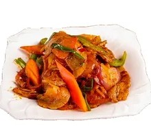 Sweet Potato Skin and Pork Belly Rice Bowl