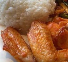 Classic Honey Spicy Wings Rice