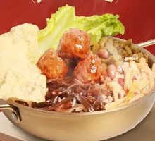 Horse Hoof Meatball Rice Noodles