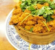 Pressure Cooker Steamed Pig Intestine with Rice Flour