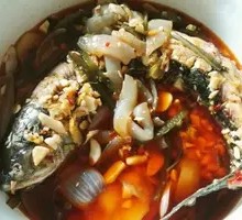 Paper-Grilled Grass Carp