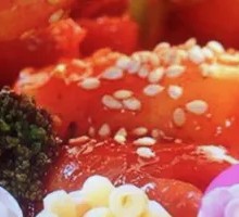 Three-color Cheese Rice Cake