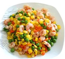 Three Delicacies Corn and Shrimp