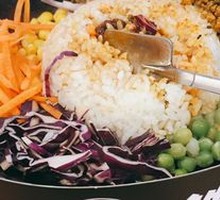 Signature Grandma's Vegetable and Minced Pork Iron Plate Rice
