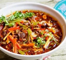 Chicken Offal and Pork Noodles