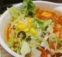 Spicy Kimchi Stir-Fried Rice Cakes