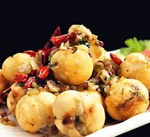 Sour Cabbage Baked Glutinous Rice Balls