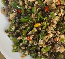 Bamboo Shoot and Chicken Dice with Broken Rice