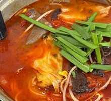 Pickled Chili Duck Blood Noodles