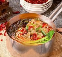 Pickled Chili Pork Noodles