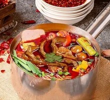 Pickled Chili Duck Feet Noodles