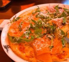 Pine Nut Pesto Salmon Pasta