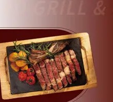 Grilled Grain-Fed Bone-in Ribeye Steak