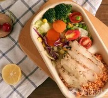 Black Pepper Beef Steak with Brown Rice