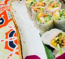 Thai Northern Shrimp Vegetable Rice Rolls