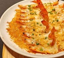 Steamed Shrimp with Garlic