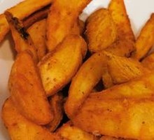 Fried Potato Wedges