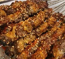 Grilled Beef and Lamb Skewers