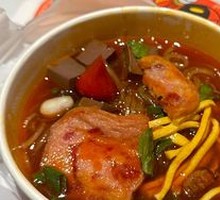 Pickled Chili Duck Blood Spicy Rice Noodles