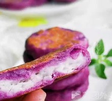 Purple Sweet Potato Pancake