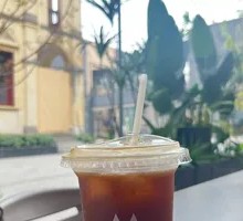 Plum Sparkling Americano