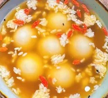 Old Brown Sugar Fermented Rice Wine Small Glutinous Rice Balls