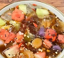 Old Brown Sugar Fruit Ice Jelly