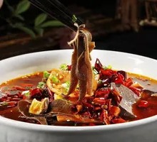 Spicy Dan Dan Noodles with Blood Sausage