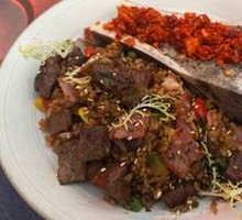 Truffle Fried Rice with Beef Bone Marrow