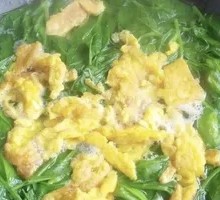 Pea Shoot Egg Soup