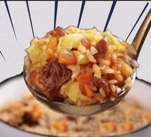 Orleans Grilled Meat Wooden Bucket Rice