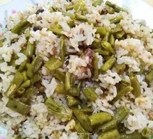 Minced Pork and Green Bean Fried Rice