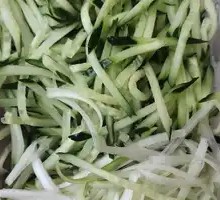 Scallion Cucumber Strips
