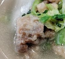 Fried Pork and Vegetable Soup