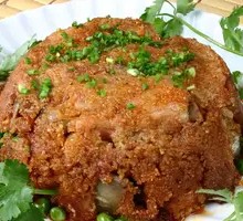 Steamed Pork Ribs with Rice Flour