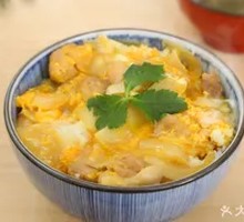 Pork Tenderloin with Egg Rice