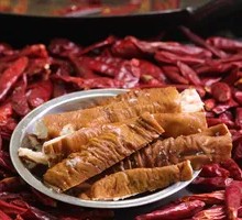 Braised Pork Intestine Head
