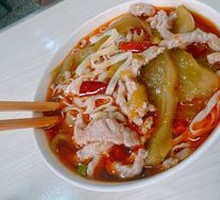 Spicy Pork and Pickled Cabbage Rice Noodles