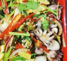 Spicy Octopus in Sauce
