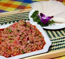Minced Pork with Pickled Ginger Beans